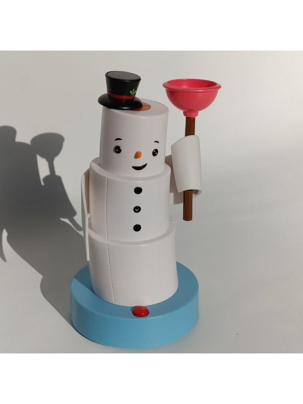 Hallmark Jokin' in the John Christmas Figurine Snowman Motion Activated